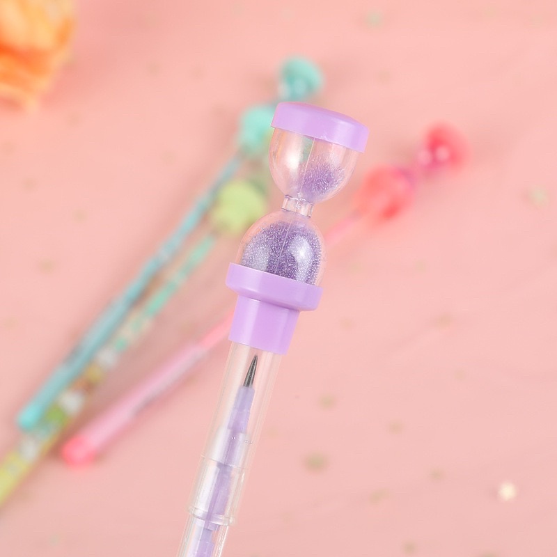 Bút chì đốt kèm đồng hồ cát