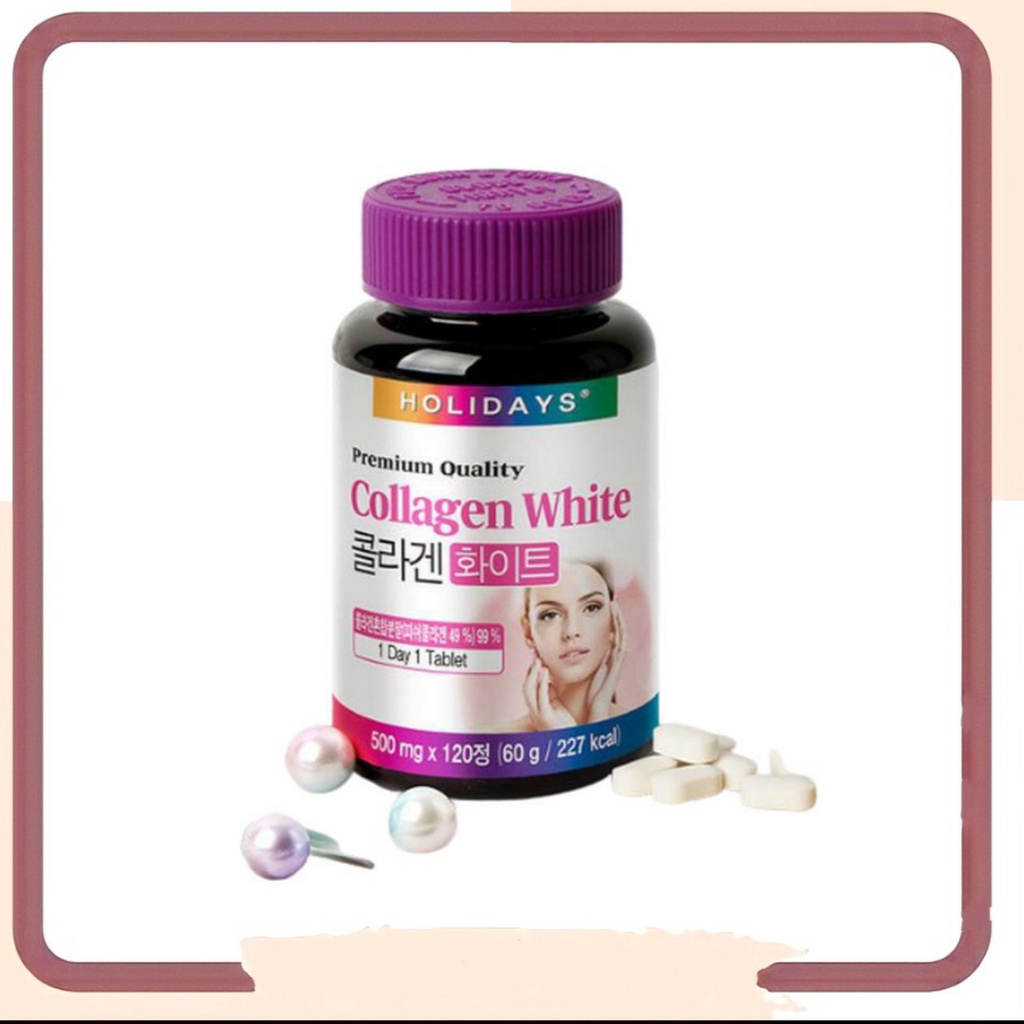 Viên uống trắng da Holidays Collagen PREMIUM 120 viên - Holiday Collagen