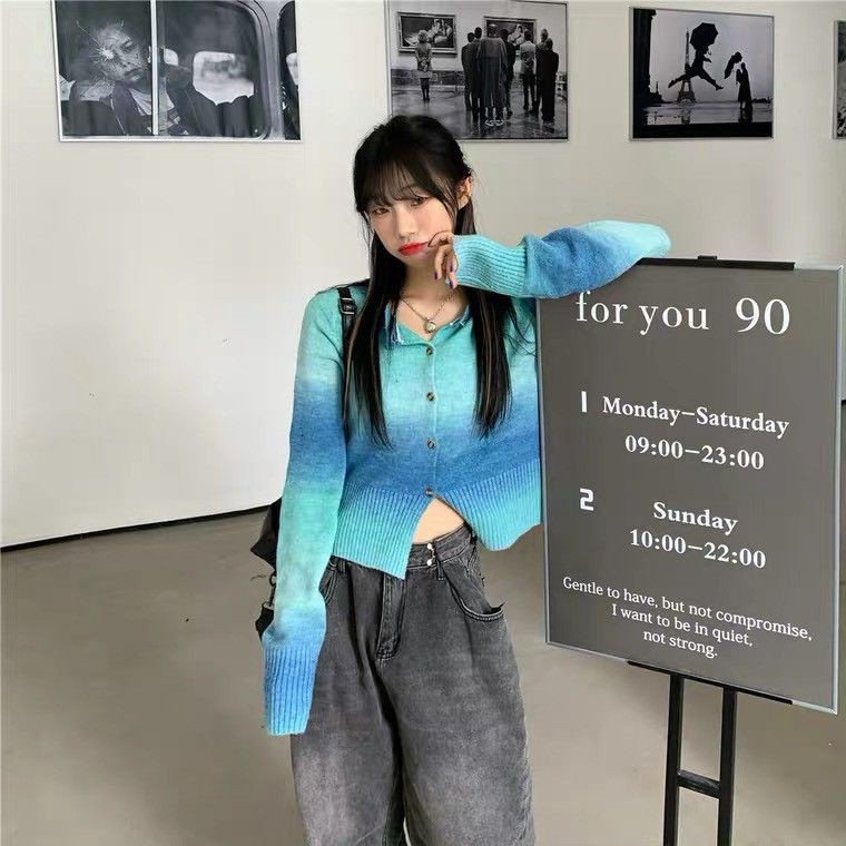 ÁO LEN ULZZANG PHA MÀU SIÊU XINH - KOREAN STYLE - ORDER 10 NGÀY - Có ảnh thật