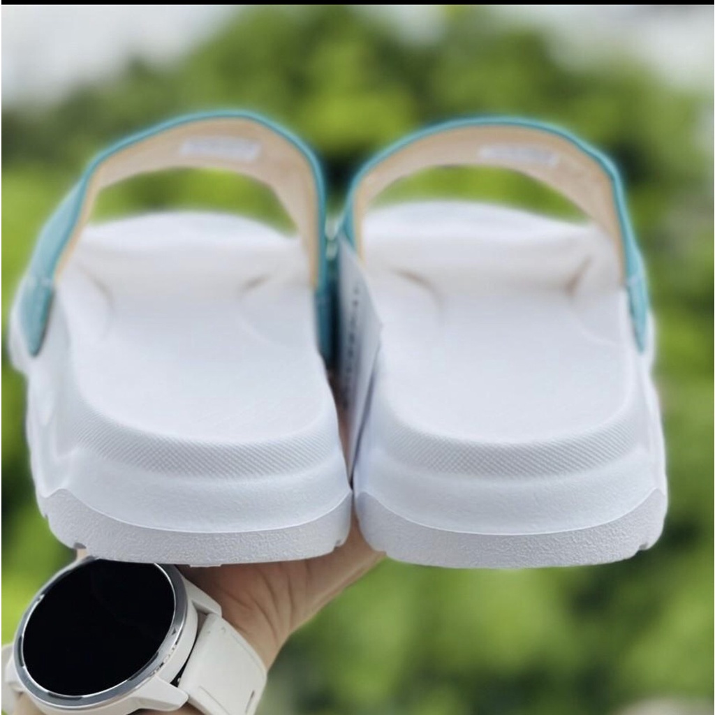 Dép 𝐂𝐎𝐕𝐄𝐑𝐍𝐀𝐓 -FREESHIP + Form chuẩn- thể thao quai ngang nam nữ Covernat đế độn 4cm có tem mác C trắng quai xanh mint