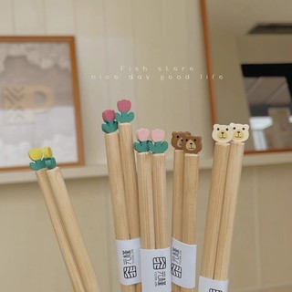 Đũa tre dễ thương, đũa tre phong cách Nhật Bản