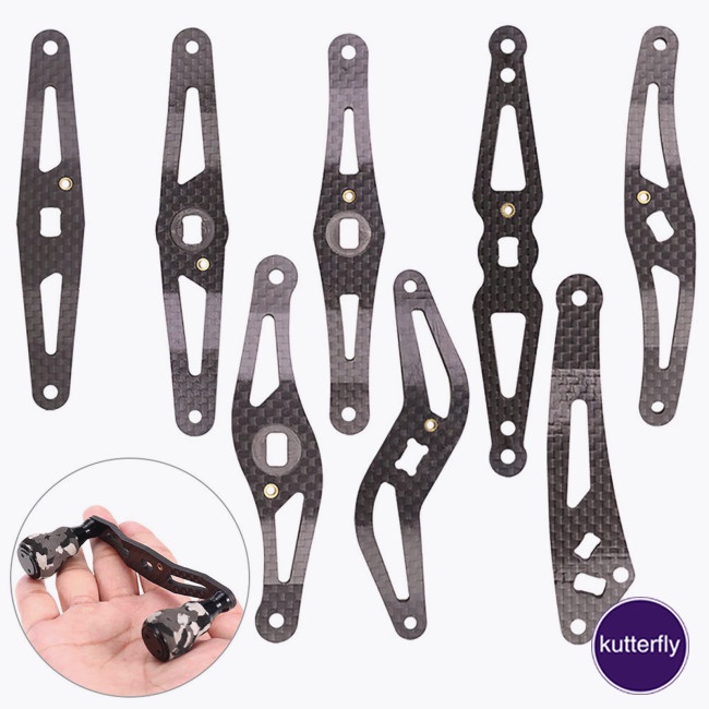 Tay Quay Máy Câu Cá Bằng Sợi Carbon Siêu Nhẹ Thay Thế Tiện Dụng