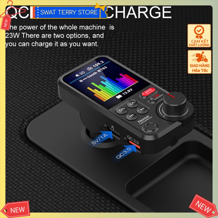 Máy Nghe Nhạc Lossless MP3, Phát FM Ô tô Noise-Reduction Bass Car Audio | BigBuy360 - bigbuy360.vn