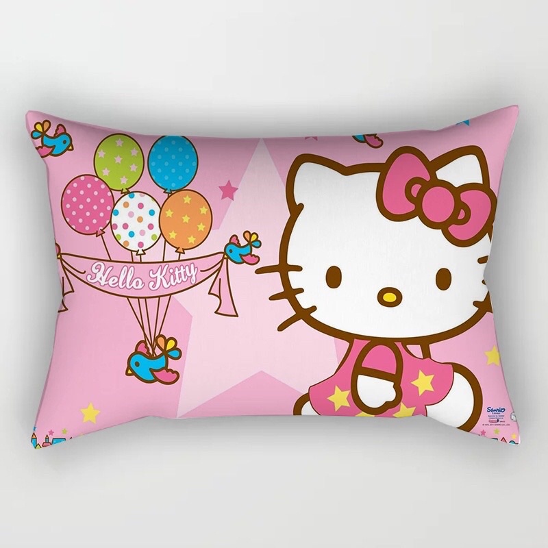 Gối nằm chữ nhật Hello Kitty cho bé 30x50 cm