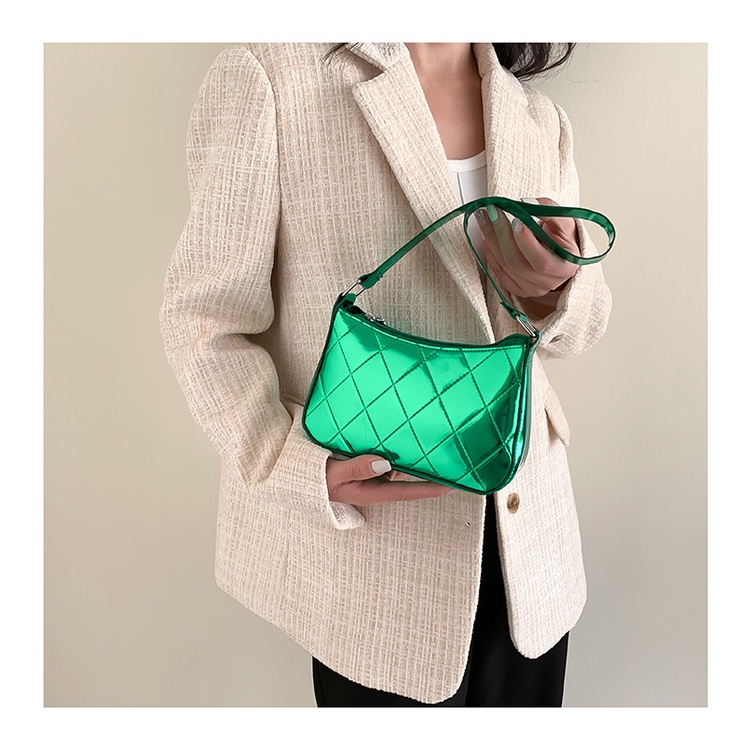 Túi Xách JASMIN NOIR Đeo Vai Họa Tiết Sọc Caro Đơn Giản Thời Trang Cho Nữ