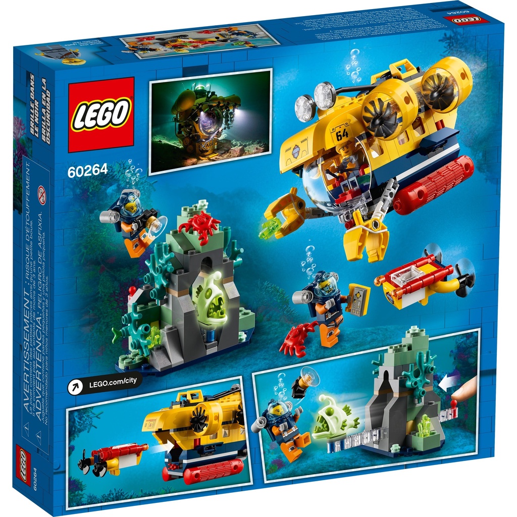 Lego 60264 - Tàu Ngầm Mini Truy Tìm Kho Báu
