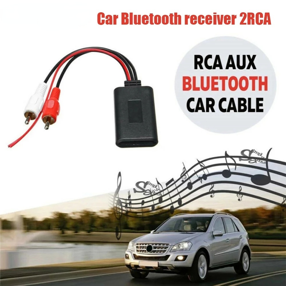 Mô Đun Nhận Tín Hiệu Âm Thanh Bluetooth Không Dây 2RCA Cho Xe Hơi 2RCA