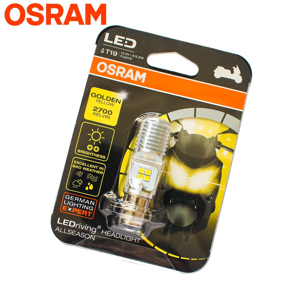 Bóng Đèn LED OSRAM T19 DR/W Tăng Sáng Vàng M5 LED VÀNG