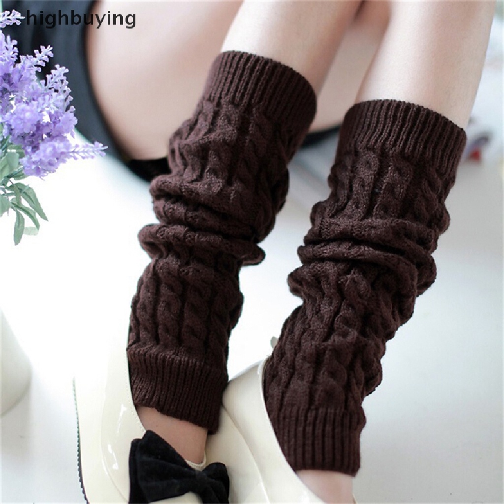 Vớ Ống Chân Dệt Kim Giữ Ấm Thời Trang Mùa Đông Cho Nữ