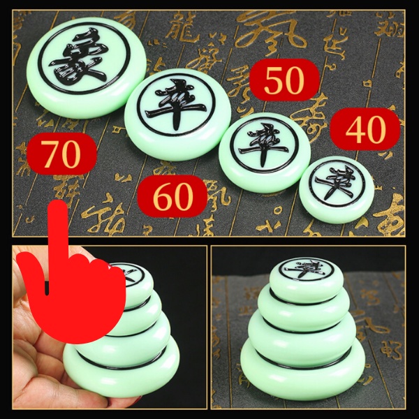 Cờ tướng cao cấp bằng Ngọc Trắng nguyên khối siêu cong cạnh Siêu đẹp Siêu sang Siêu Bền size 40-50-60-70