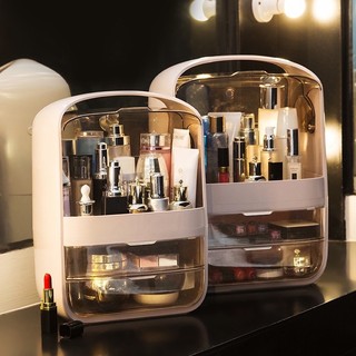 Kệ đựng mỹ phẩm 3 tầng, hộp đựng đồ trang điểm, makeup bằng nhựa cao cấp, tiện sử dụng