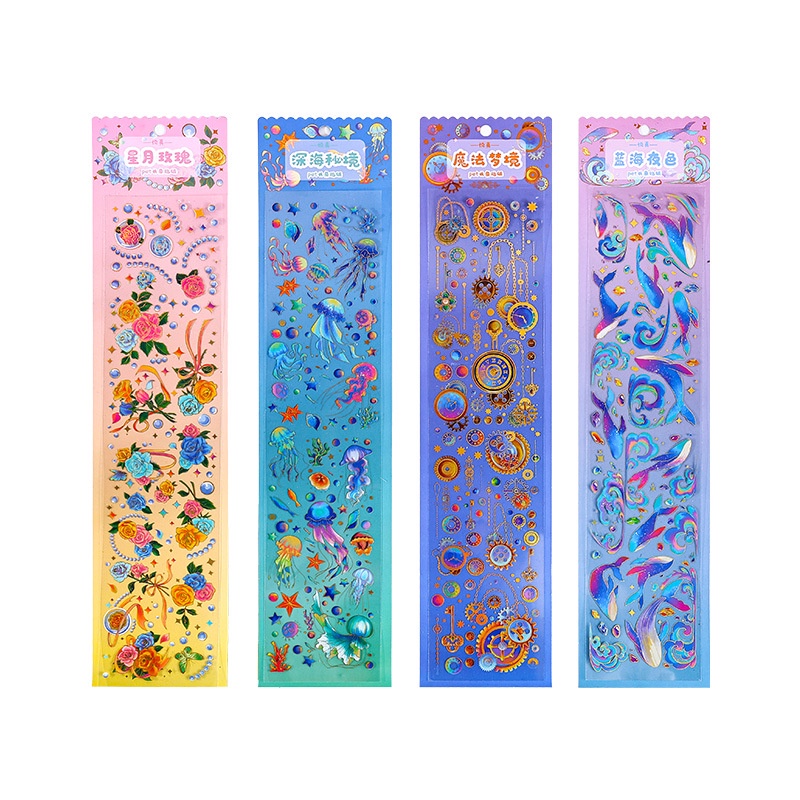 1 Tờ Sticker Dán Trang Trí Chống Thấm Nước Cho Sổ Tay DIY 1 Tấm