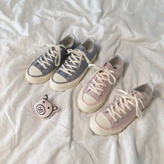 [ORDER] Giày cv viền màu pastel nữ
