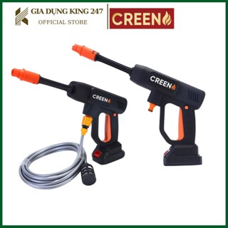 Máy rửa xe không dây, súng xịt rửa xe áp lực cao Creen CR-G102, pin 24V - 48V - Áp suất đủ mạnh đánh bay vết bẩn