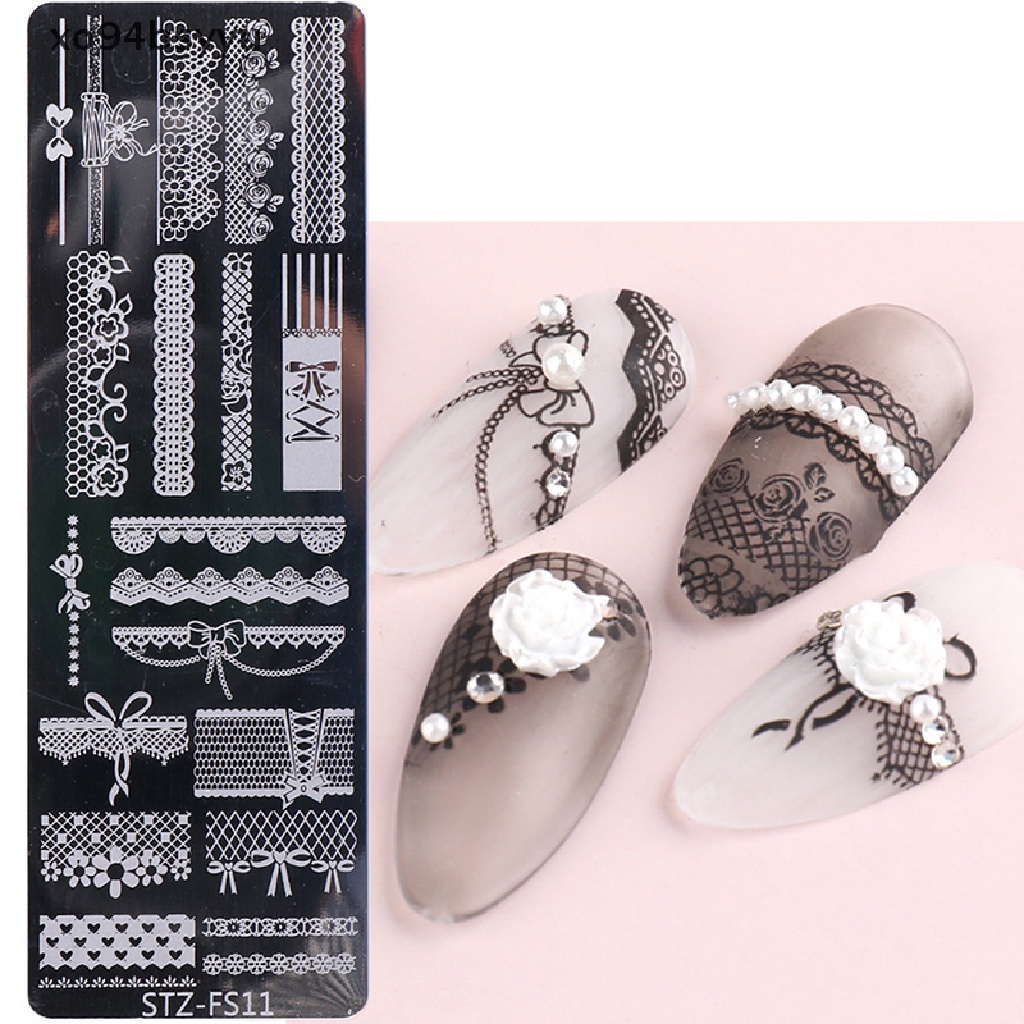 1 Tấm Khuôn Vẽ Trang Trí Móng Tay Nghệ Thuật xo94bsyyu