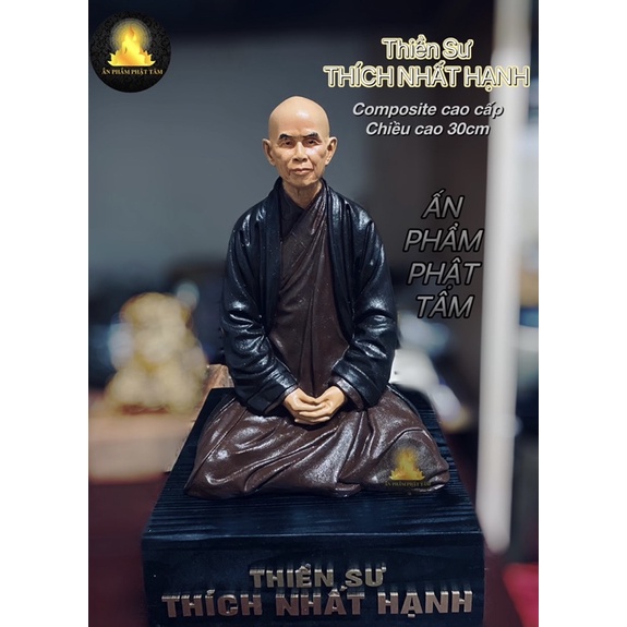Tượng Thiền Sư Nhất Hạnh 25cm