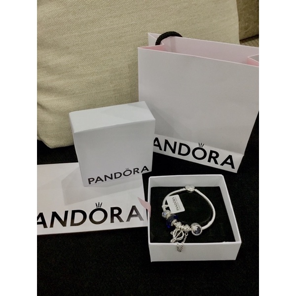 Vòng pandora bạc 925 giá rẻ kèm hộp túi thiệp