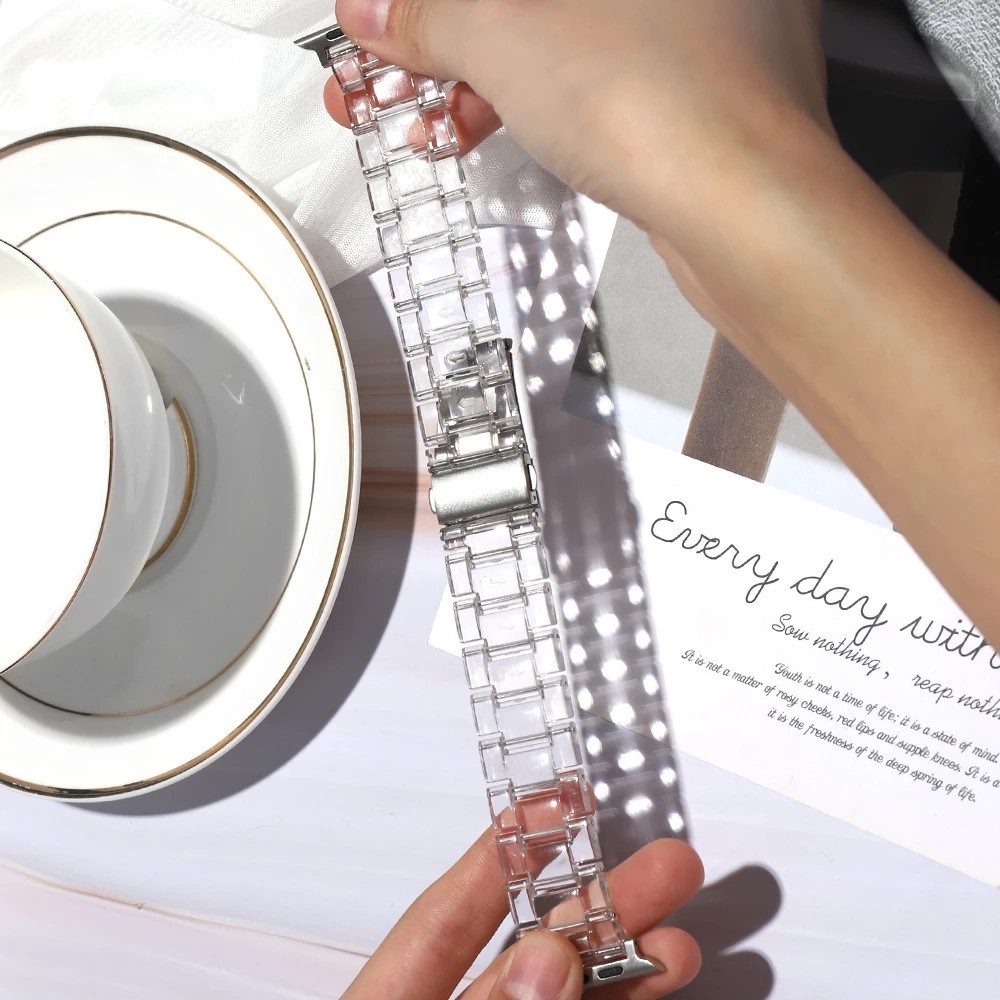 Dây Đeo Silicone Trong Suốt Cho Đồng Hồ Thông Minh Xiaomi Redmi Watch 2 Lite / Redmi Watch 3