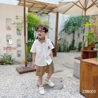 BERNIE - SET SƠ MI KẺ BUR TÚI GẤU