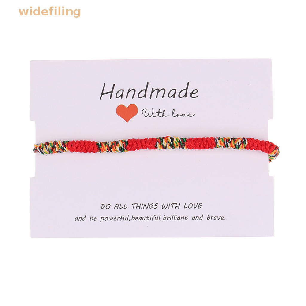 Vòng Tay Dây Bện Màu Đỏ May Mắn Cao Cấp Phong Cách Phật Giáo Tây Tạng