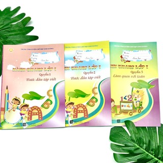 Vở Bước đầu tập viết (cho bé vào lớp 1) - 3 quyển