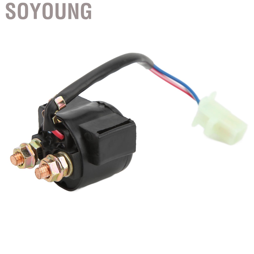 Soyoung Starter Solenoid Relay Motor Strong Compatibility Replacement for TTR225 TTR250 XV500 XV750 XV920 ATV Dirt