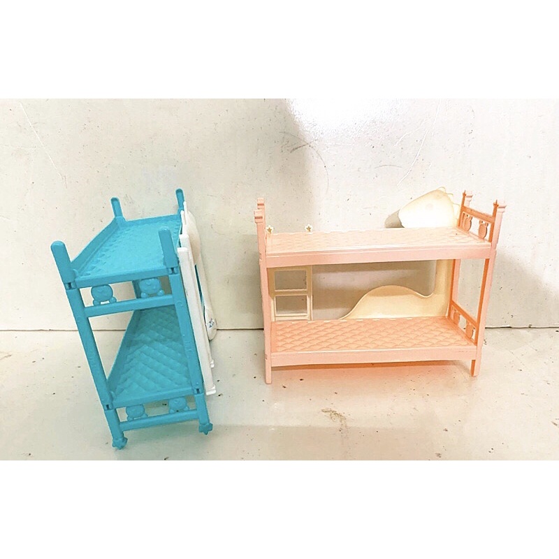 Giường tầng khủng long cho búp bê 16 cm , giường búp bê, phụ kiện búp bê tổng hợp