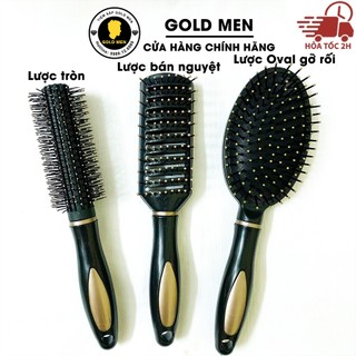 Lược Tròn, lược bán nguyệt, lược Oval gỡ rối tóc cao cấp - Lược sấy uốn