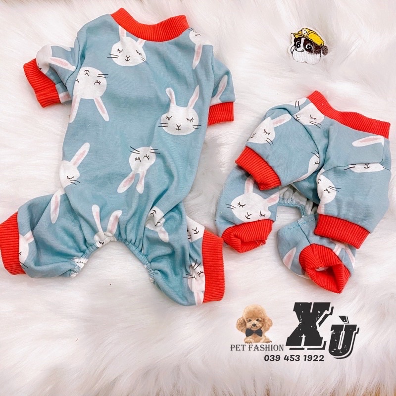 Jum mickey cho các bé chó mèo chất liệu thun cotton mát mẻ cho các bé thú cưng