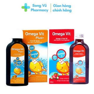 Omega vit/ omega vit plus - bổ sung omega 3, vitamin và khoáng chất