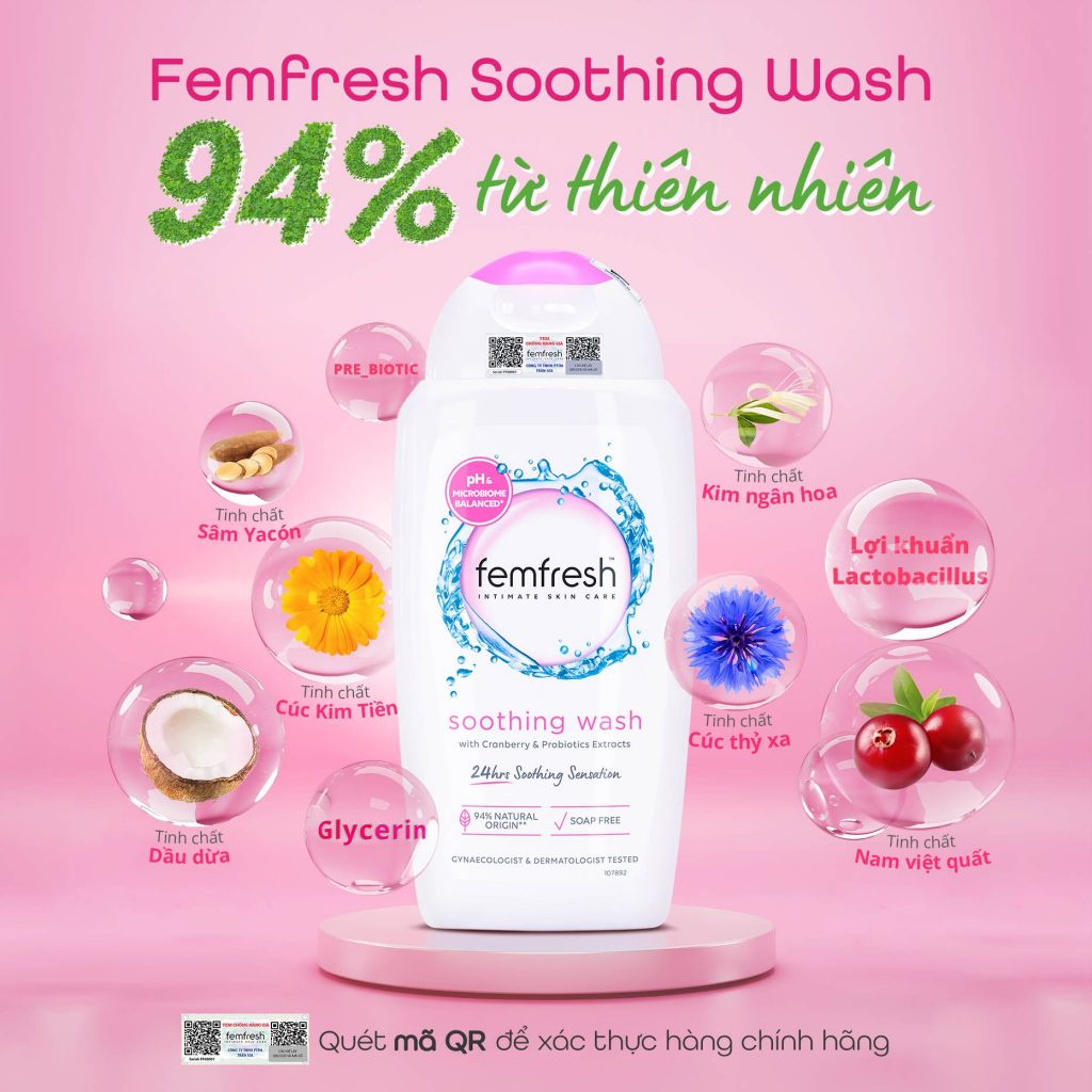 Dung dịch vệ sinh phụ nữ Femfresh Intimate Wash 250ml