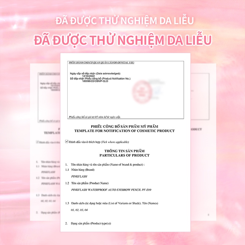 Bút Kẻ Lông Mày PINKFLASH OhMyEmoji Dễ Tán Chống Nước Giữ Màu Lên Đến 8 Tiếng Tích Hợp Đầu Cọ Chải Tiện Dụng 0.2g