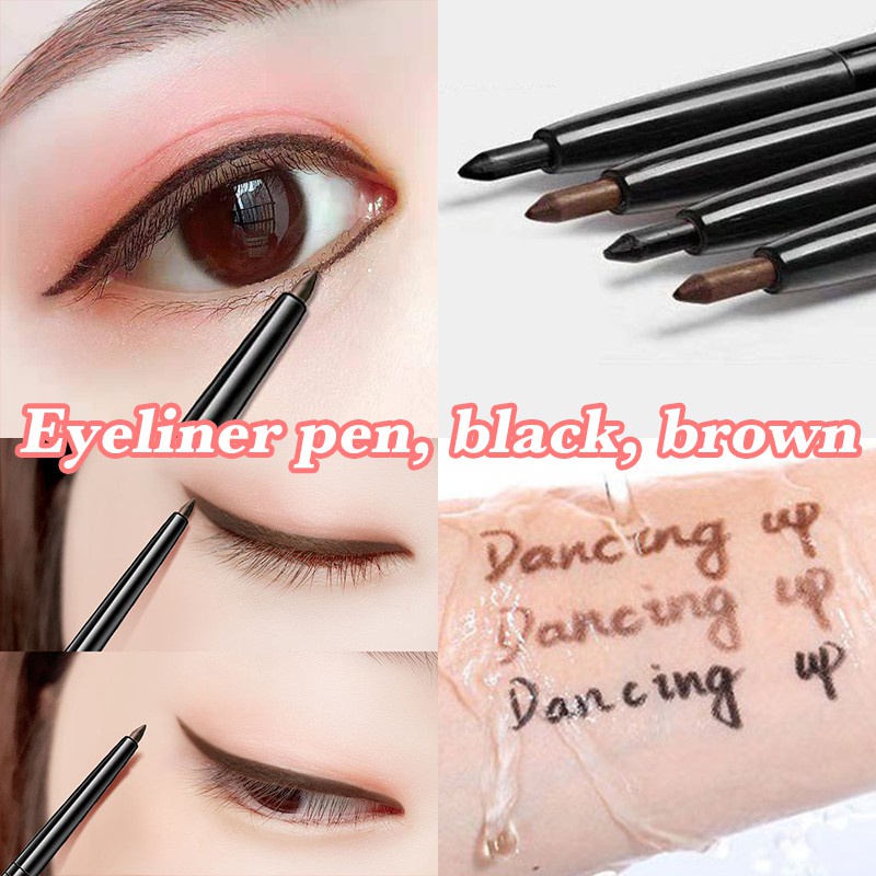 ⚡MKNK Bút kẻ mắt dạng vặn nhanh khô chống thấm nước chất lượng cao MM