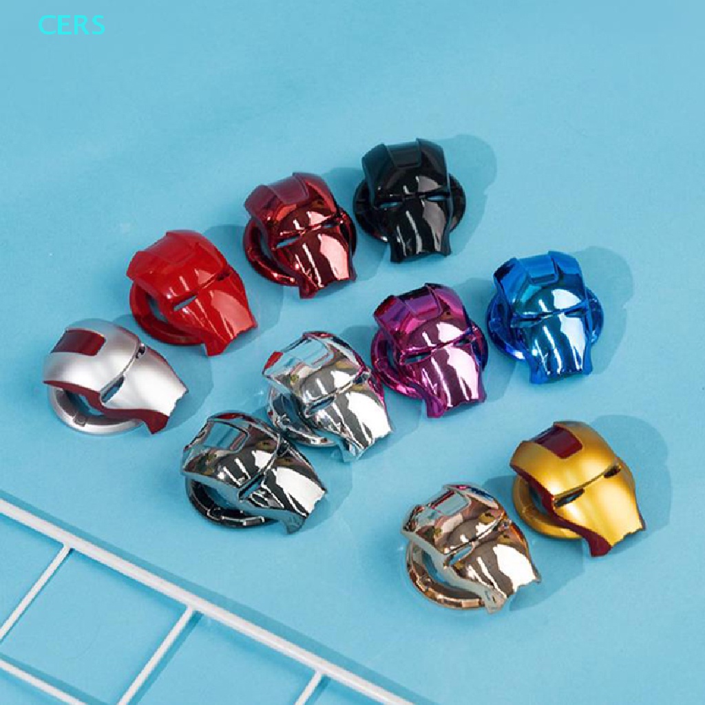 1 Miếng Dán Nút Khởi Động Xe Hơi Phong Cách Iron Man RS