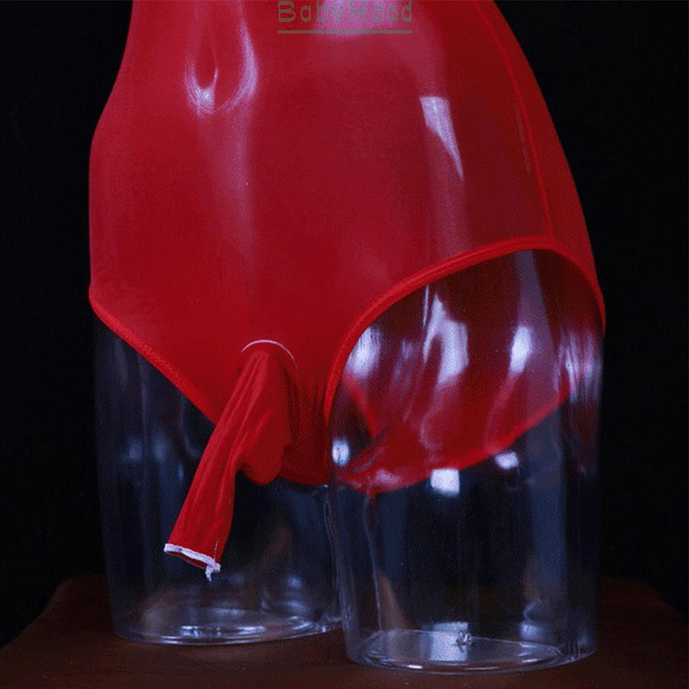 Bodysuits Jumpsuits Man Mesh Oil Shiny See Through Sexy Sheer Stocking#BBHOOD