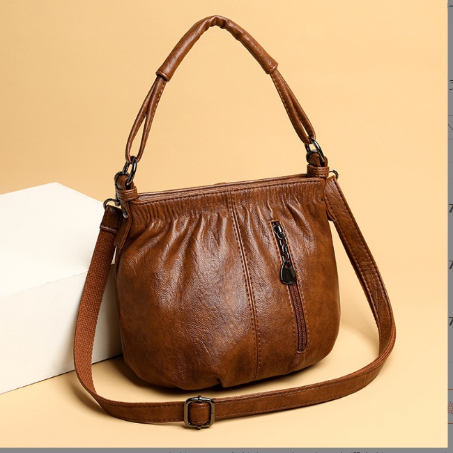 Túi Xách Da PU Cỡ Lớn Phong Cách Retro Thời Trang Cho Nữ