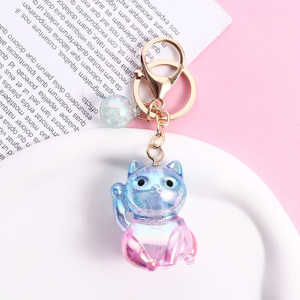 NICKOLAS Móc Khóa Acrylic Họa Tiết Hoạt Hình Sáng Tạo Phong Cách Hàn Quốc Dành Cho Nam