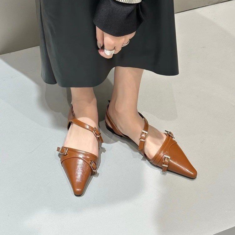 Giày Búp Bê Mũi Nhọn Thời Trang Dành Cho Nữ