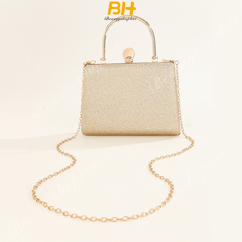 Hàng Có Sẵn Mới Ví Cầm Tay Đính Hạt Ngọc Trai Thêu Hoa Phối Tua Rua Cho Bữa Tiệc