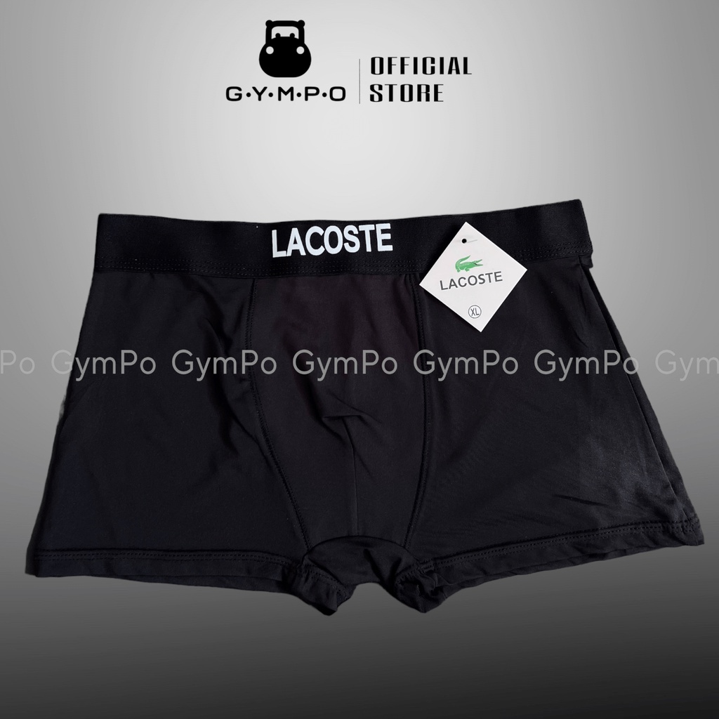 Quần Lót Nam Boxer Thun Lạnh Cạp Chữ Thời Trang