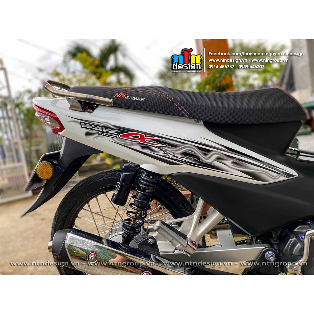 Tem Wave Alpha 110 - mẫu tem lửa