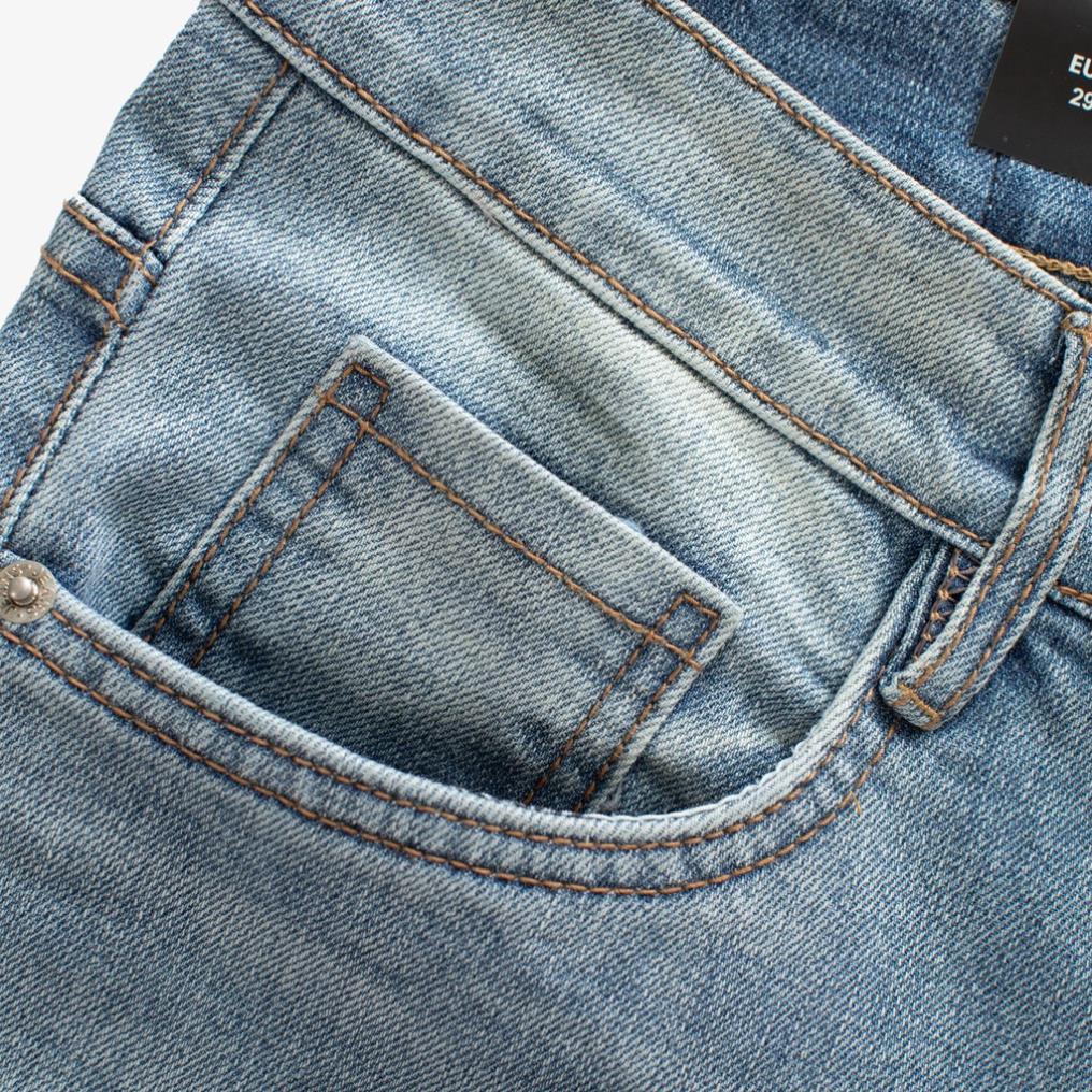 Quần Jean nam Cao Cấp LADOS - 14068 Chất Jean dày mềm ,Co Giãn tốt, form slimfit