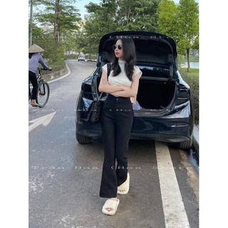 QUẦN LOE CÁT HÀN SIÊU HACK DÁNG