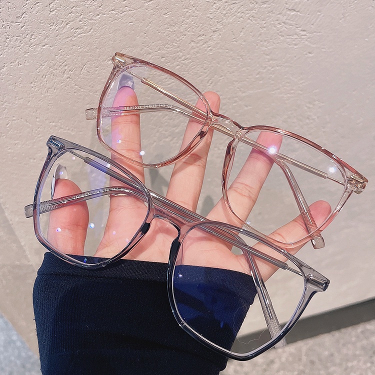 Gọng Kính TR90 Đính Đinh Tán Phong Cách retro Hàn Quốc