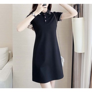 Váy polo dáng suông Yoosee chất đẹp, form chuẩn/ Đầm nữ ôm body form cơ bản dễ mặc nhiều màu tôn dáng quyến rũ
