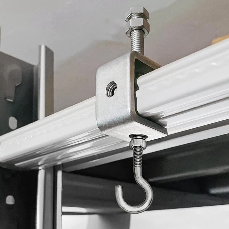 Kẹp Chữ U Mini 1 Inch Bằng Kim Loại Với Hàm Rộng Ổn Định Để Chế Biến Gỗ