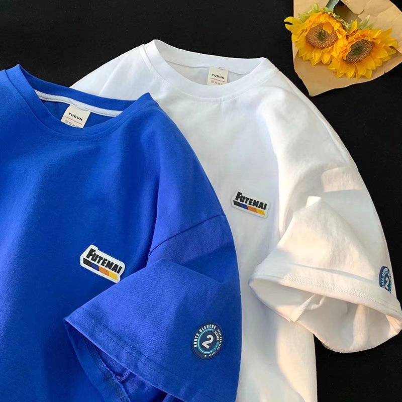 áo phông áo mùa hè nam fashion cotton simple unisex mùa hè thời trang mát mẻ mềm mại tiện nghi vòng cổ thiết kế cảm giác in màu đặc đơn giản cảm giác thiết kế không dễ đụng vào áo chất lượng cao cặp đôi