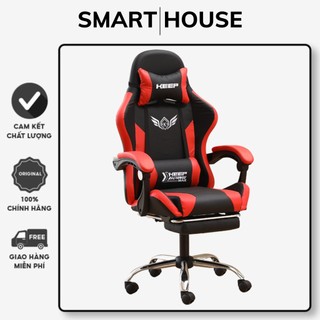 Ghế gaming SmartHouse ,Ghế game bọc da cao cấp, Ghế gaming êm ái thoải mái