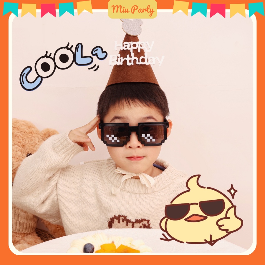 Mũ Sinh Nhật, Nón Nỉ Sinh Nhật Phong Cách Hàn Quốc Xinh Xắn, Happy Birthday, Trang Trí Sinh Nhật Miu Party