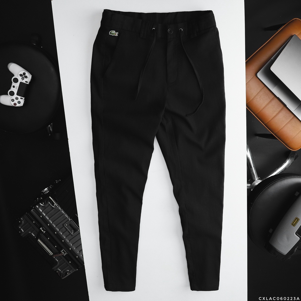 Quần dài thời trang nam chất liệu linen cao cấp, form slim fit tôn dáng 60223A